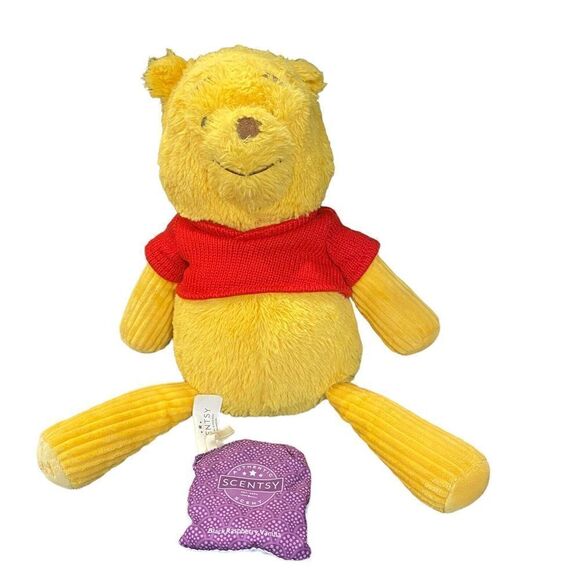 Disney Winnie The Pooh Scentsy Buddy Scent Pak Black Raspberry Vanilla Plush 15” - Picture 1 of 8